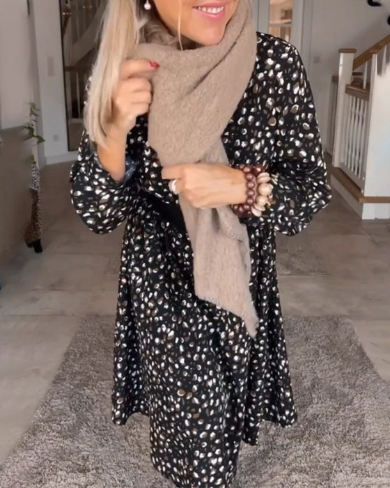 Vintage printed dress