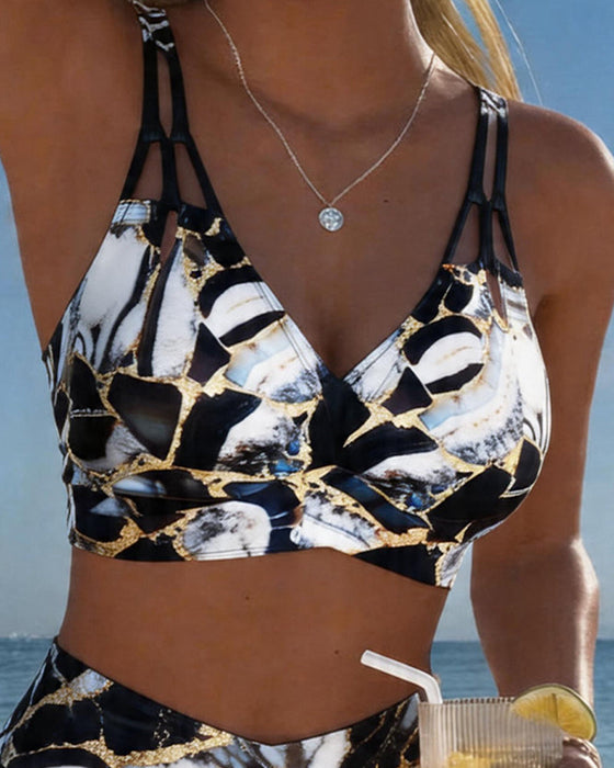 Strap Cut-Out Designer Bikini