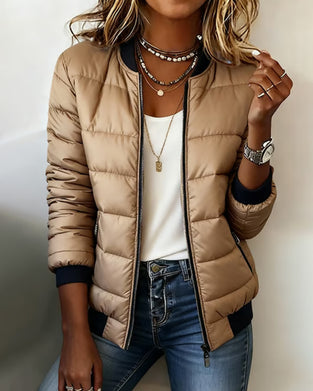 Zip Up Casual Padded Jacket