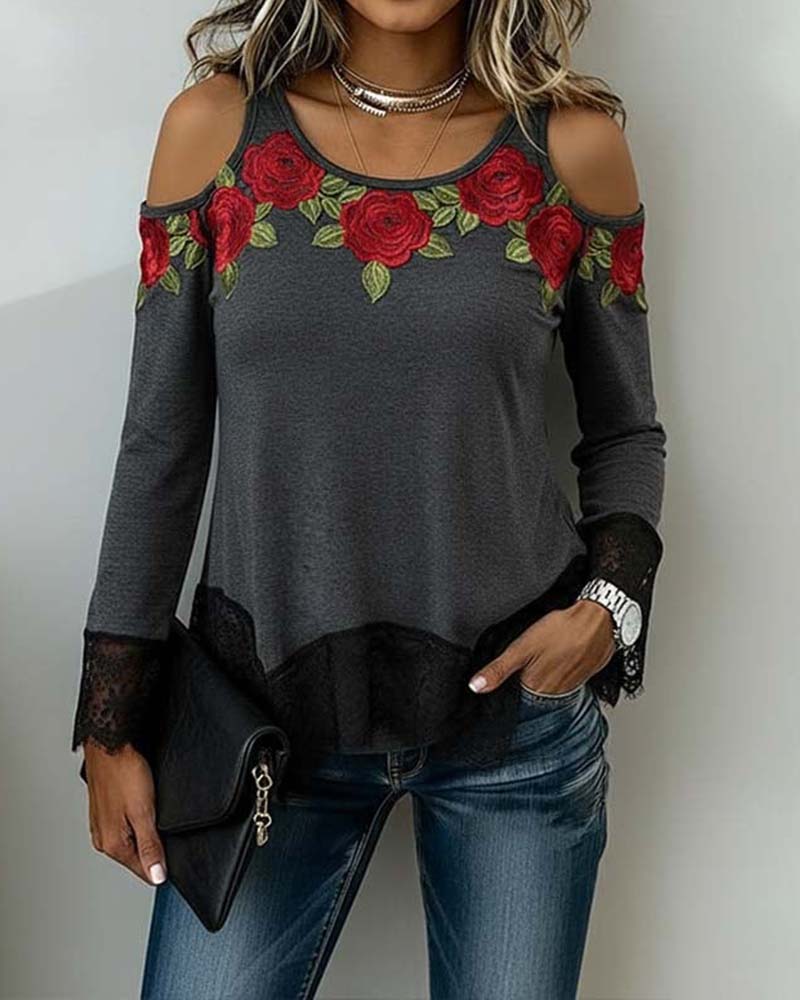 Floral Off-Shoulder Printed Top