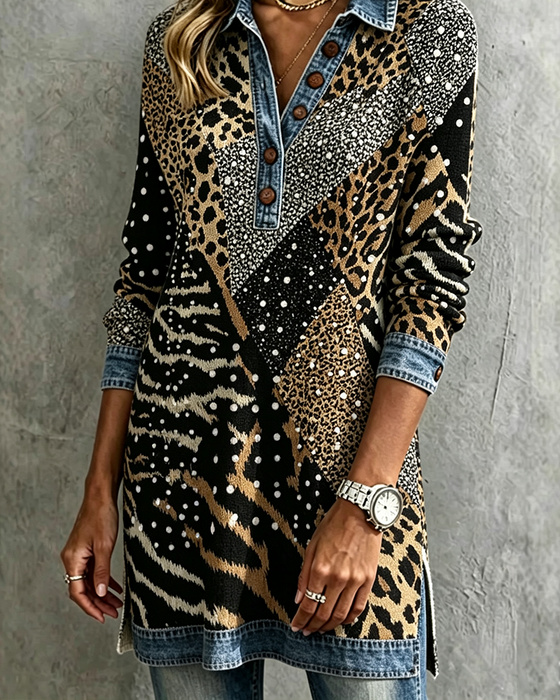 Leopard Animal Casual Dress
