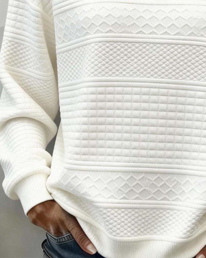 Twist Round Neck Sweatshirt