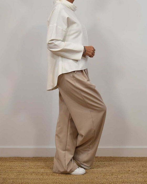 Long sleeve simple casual top