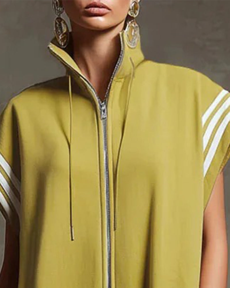 Hip Hop Striped Jumpsuit