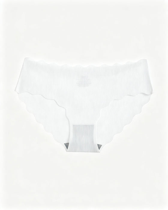 Solid Scallop Edge Comfort Lingerie