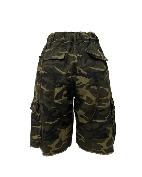 Sport Camouflage Cargo Shorts