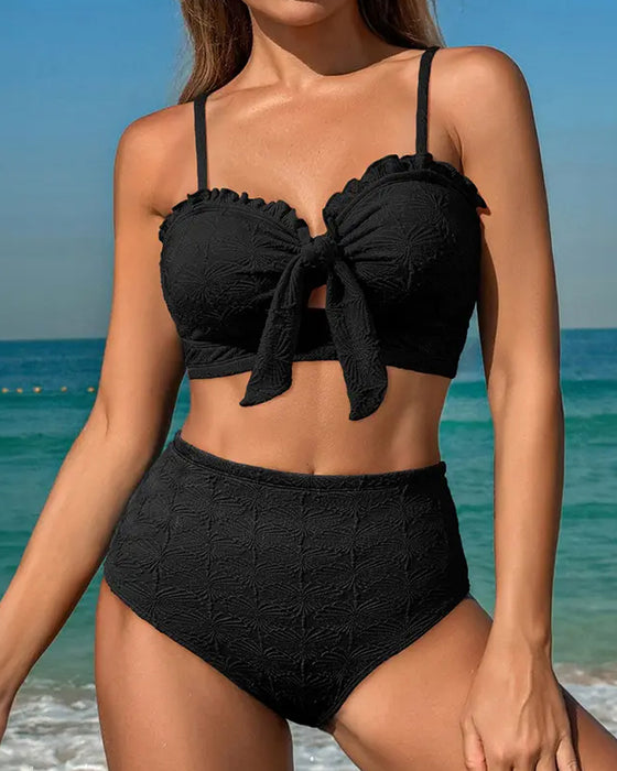 Special Fabric Strappy Bikini