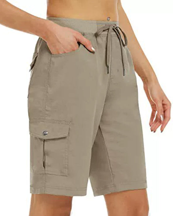 Women's Quick-Dry Cargo Shorts With Pockets