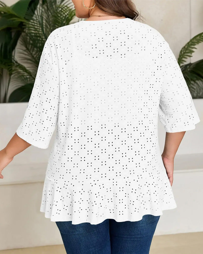 Open Front Cutout Short Coat