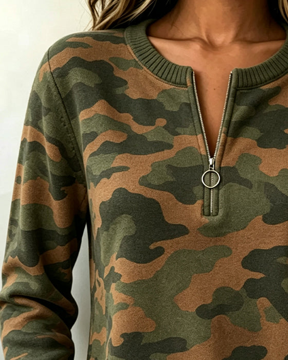 Long Sleeve Crew Neck Sweatshirt
