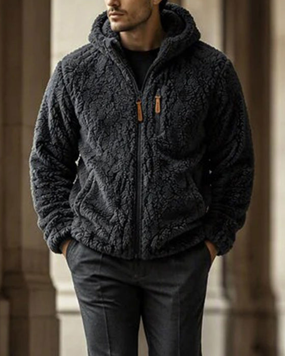 Men's Hooded Zipper Coat