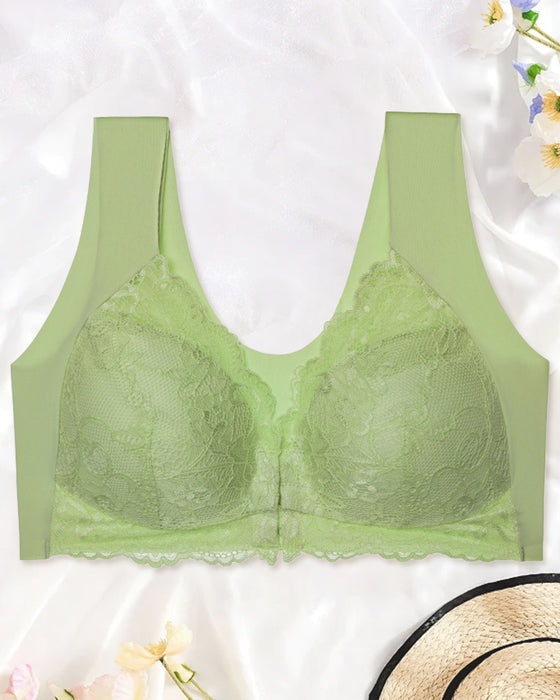 Seamless Push-Up Lace Bra