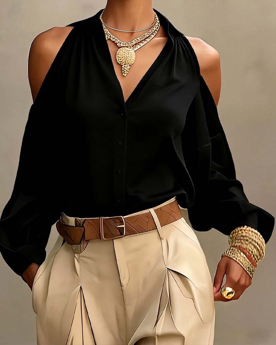 Off Shoulder Fashion Blouse