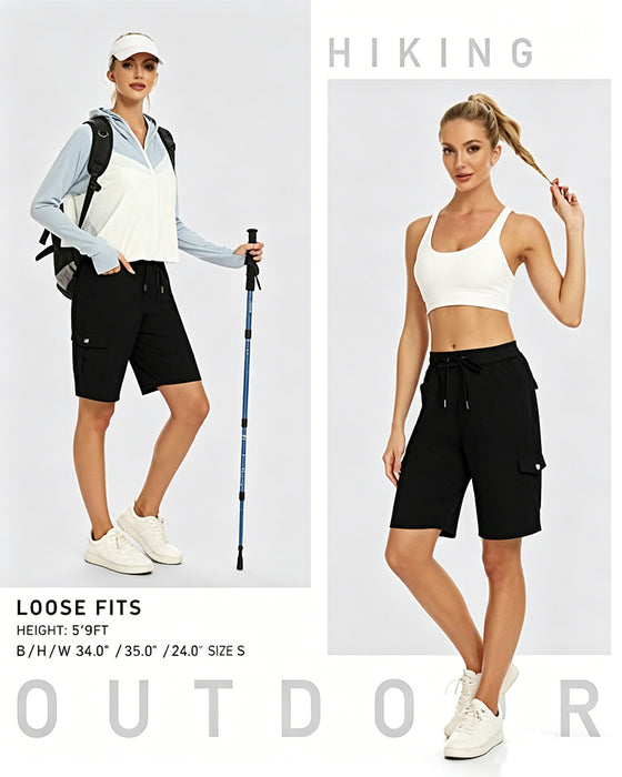 Women's Quick-Dry Cargo Shorts With Pockets