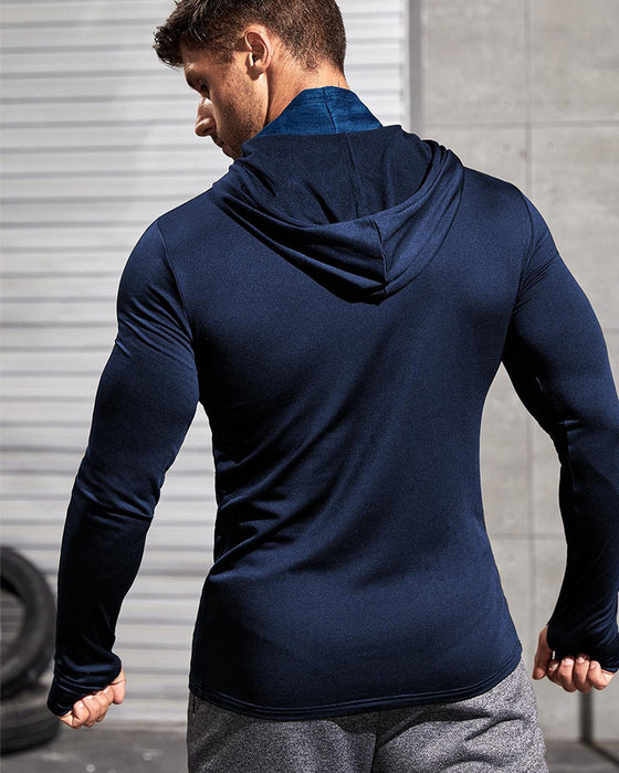 Men's Hooded Drawstring Coats