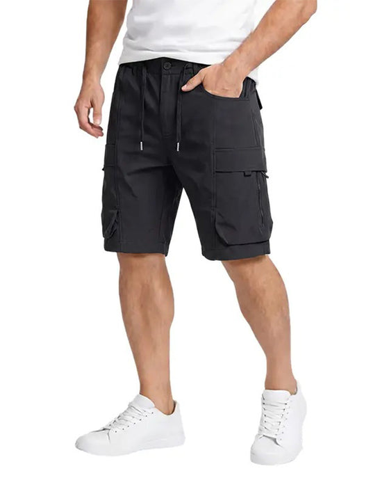 Loose Multi-Pocket Cargo Shorts