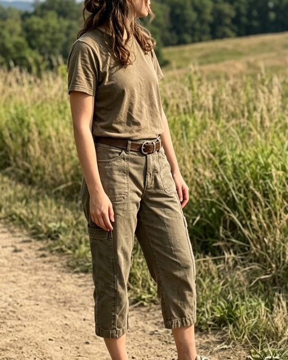 Vintage Design Casual Pants