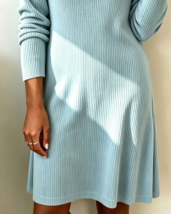 Print Cowl Neck Dress