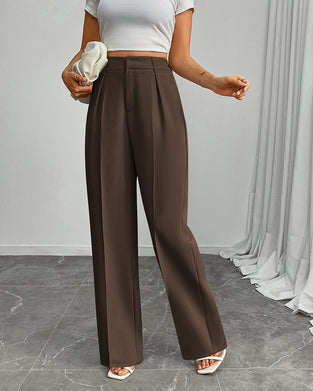 Casual Loose Straight Wide-Leg Pants