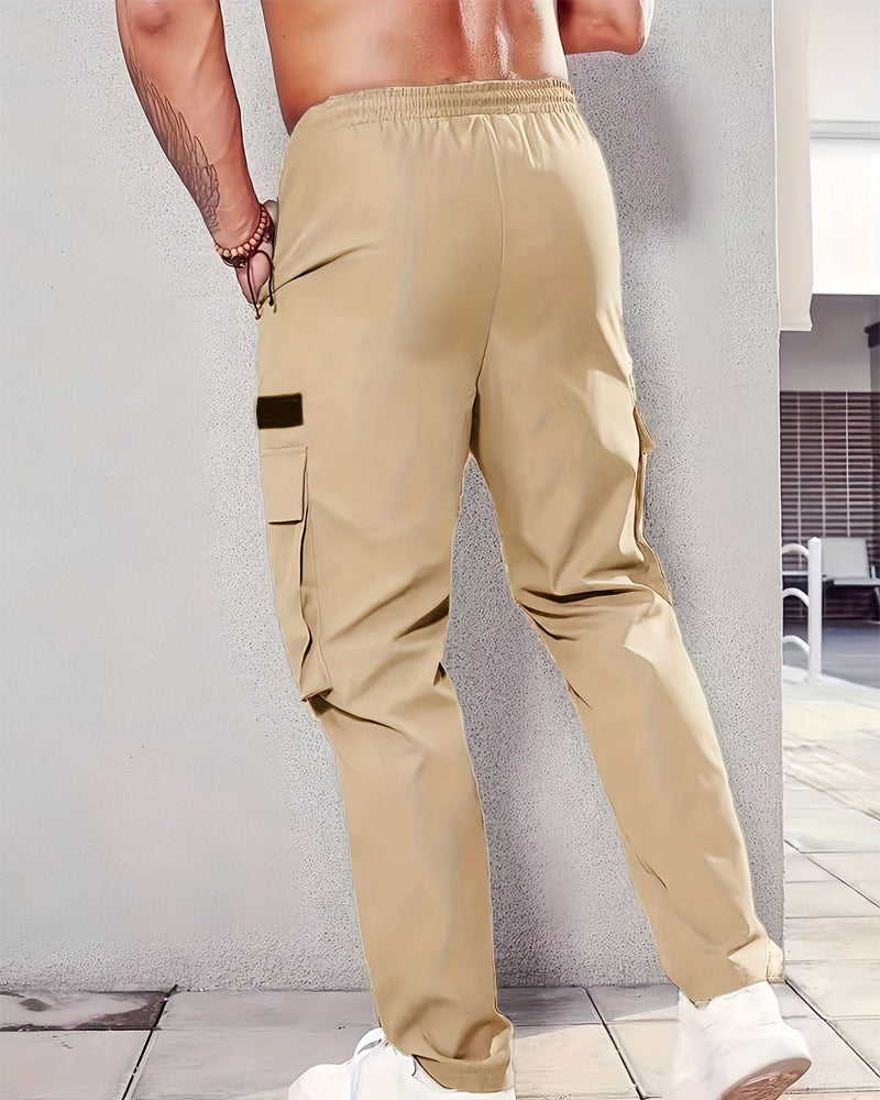 Sporty Multi-Pocket Cargo Pants