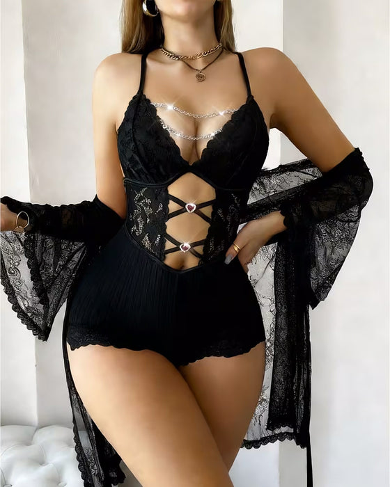 Solid Color Spaghetti Straps Set