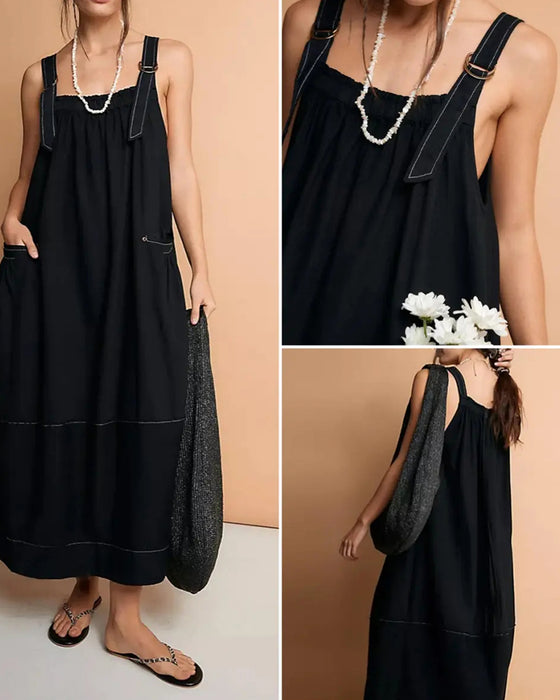 Loose Fit A-Line Jumper Dress