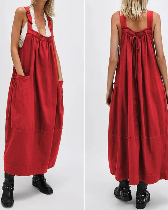Loose Fit A-Line Jumper Dress