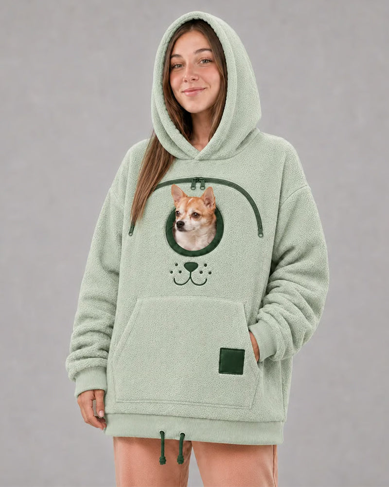Hooded Zipper Pet Hoodie