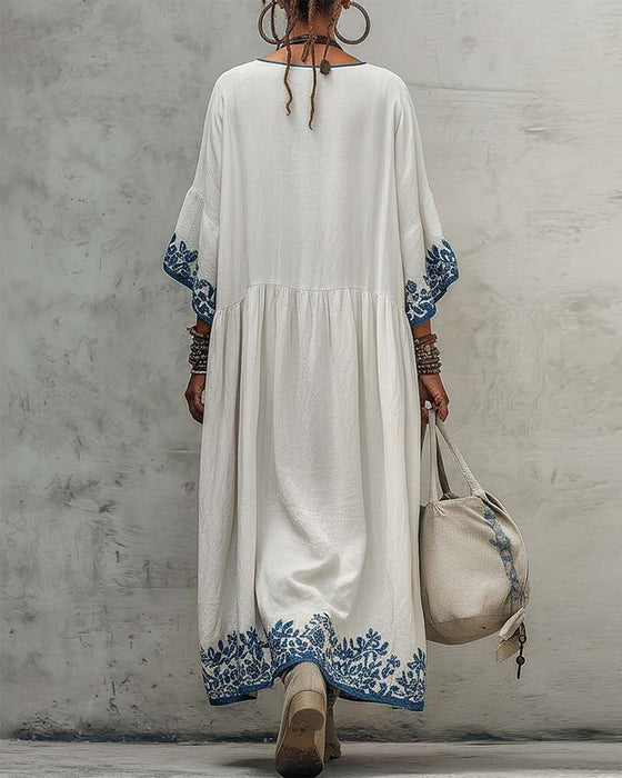 Fashion Plus Size Printed Dress