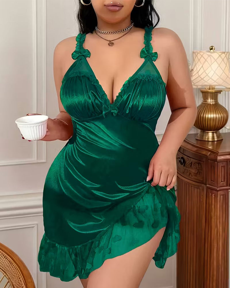 Sexy Spaghetti Strap Comfortable Sleep Dress