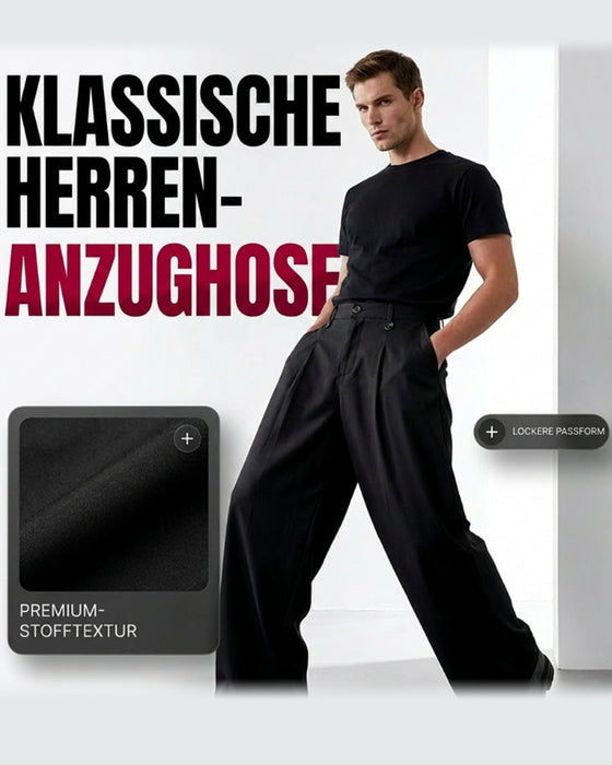 High-Waist Button Fly Wide-Leg Pants