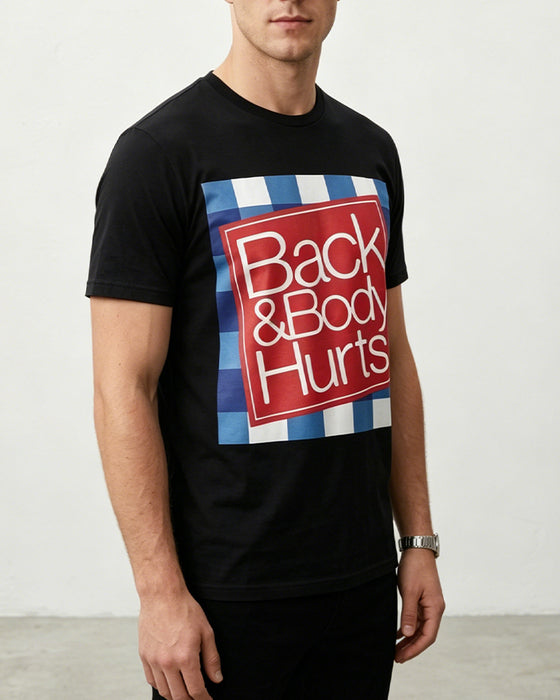 Fun Text Print Short-Sleeve T-Shirt