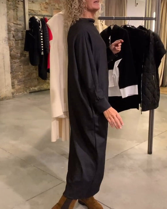 Casual Shift Bat Sleeve Dress