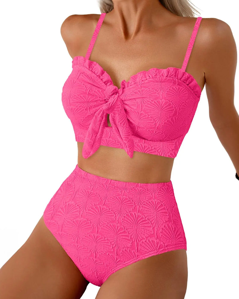 Special Fabric Strappy Bikini