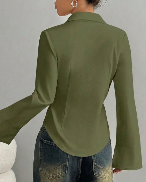 Women's Elegant Slim-Fit Blouse