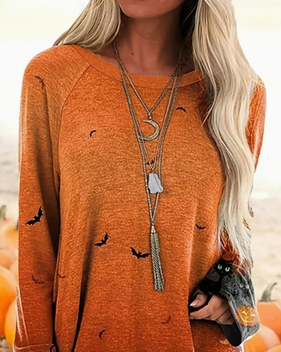 Long Sleeve Round Neck T-Shirt