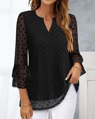 Polka Dot Elegant Blouse