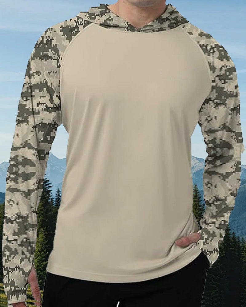Men's Long Sleeve Printed Top