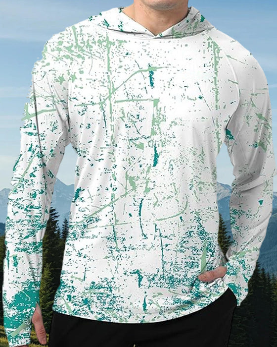 Men's Long Sleeve Printed Top