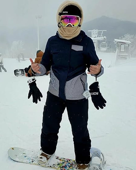 Sherpa hood ski mask