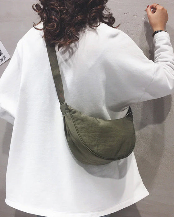 Simple Women Dumpling Shoulder Bag