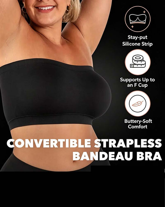 Plus Size Removable Strapless Lingerie