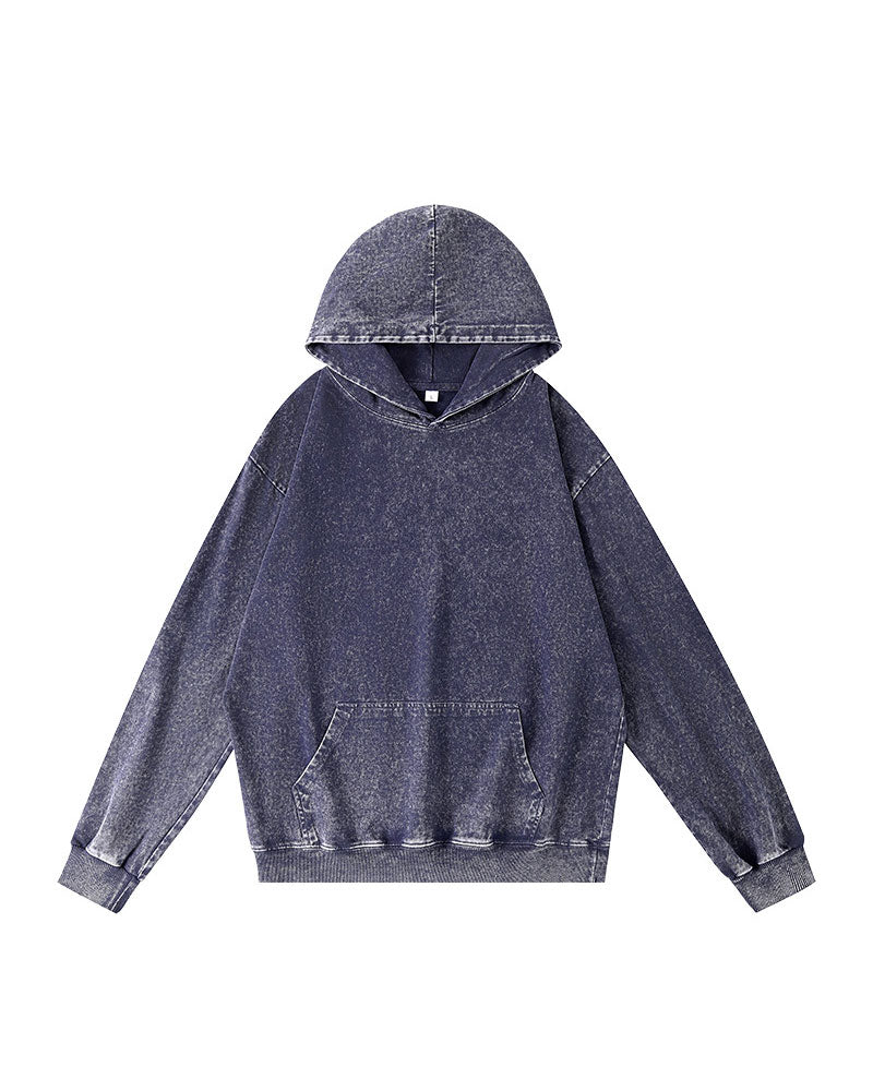 Casual Solid Pocket Hoodies