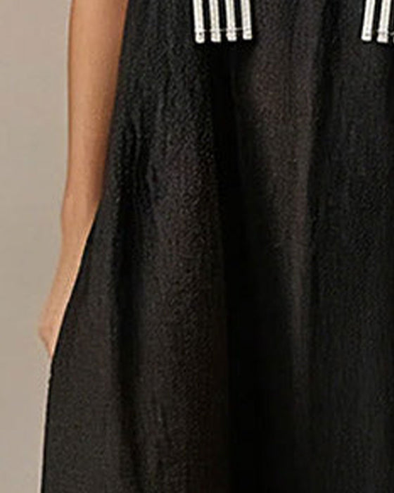 Striped Suspender Dress