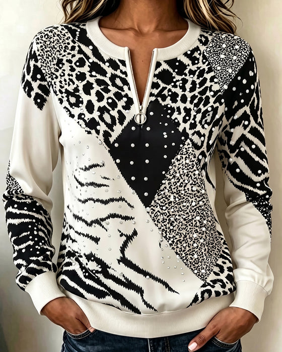 Long Sleeve Crew Neck Sweatshirt
