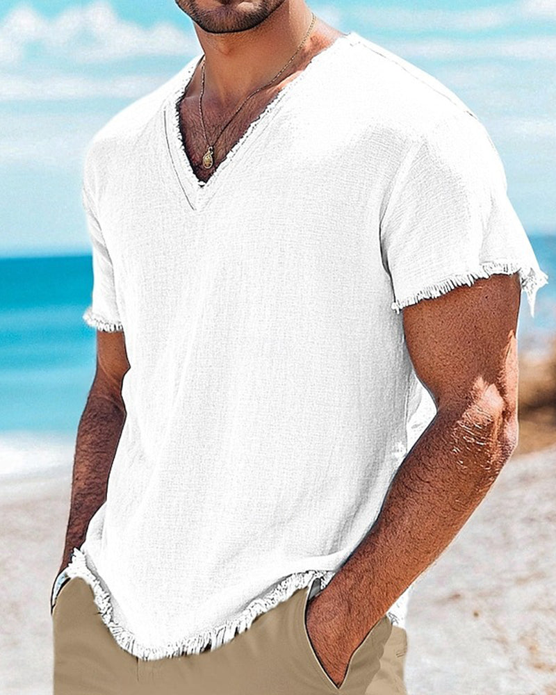 Men's Solid Short Sleeve T-Shirt