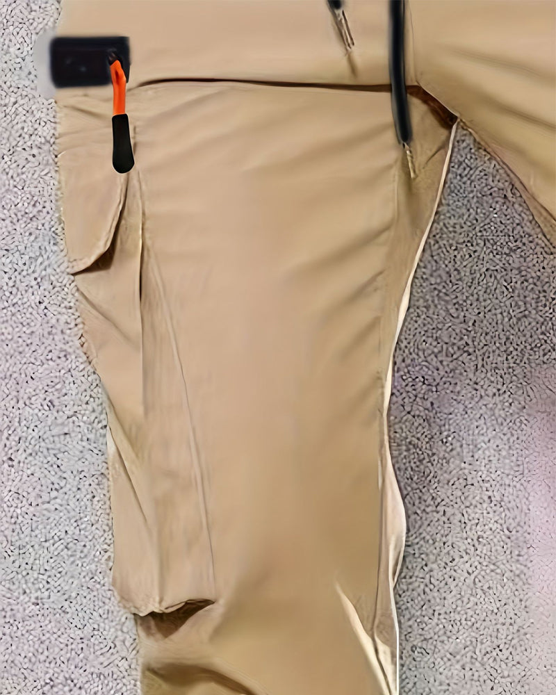 Sporty Multi-Pocket Cargo Pants