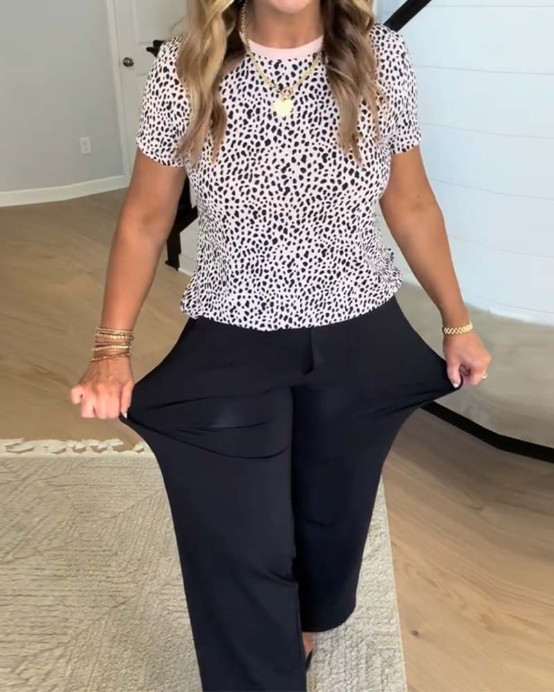 Straight Versatile Casual Pants