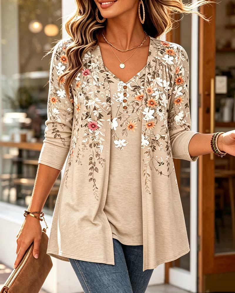 Casual Long Sleeve Blouse