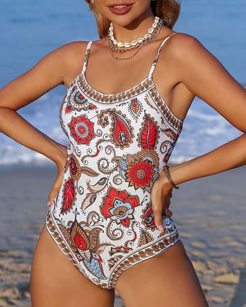 Straps Messy Triangle Jumpsuit One-Piece